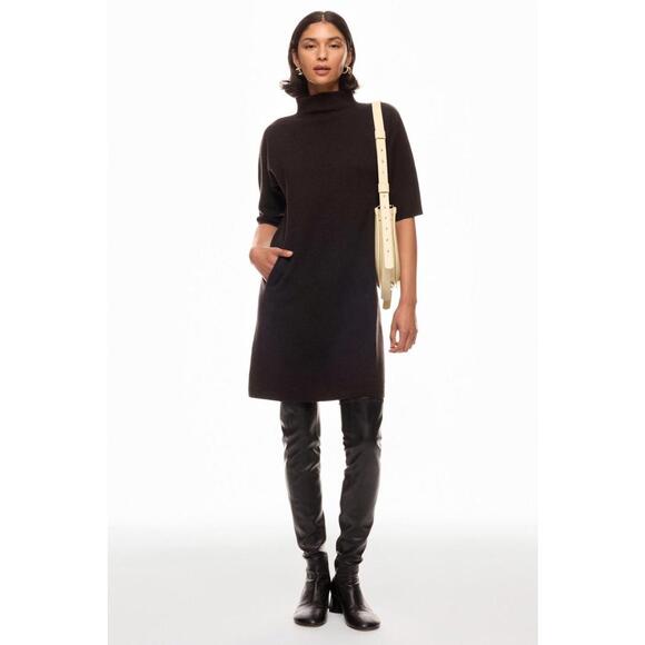 Ann Mashburn Dresses & Skirts - Ann Mashburn Brown Rowan Funnel Neck Dress Size M